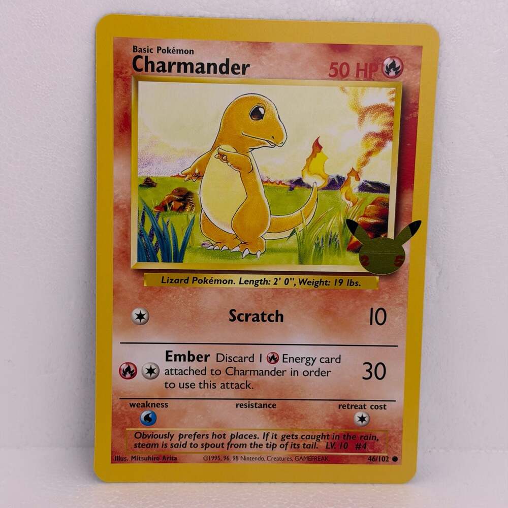 Charmander 46/102 Base Set 25th Anniversary Celebrations Jumbo